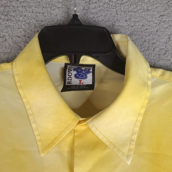 B Down Brand Vintage Shirt Mens Large Japanese Anime Samurai Button Down - Picture 6 of 16